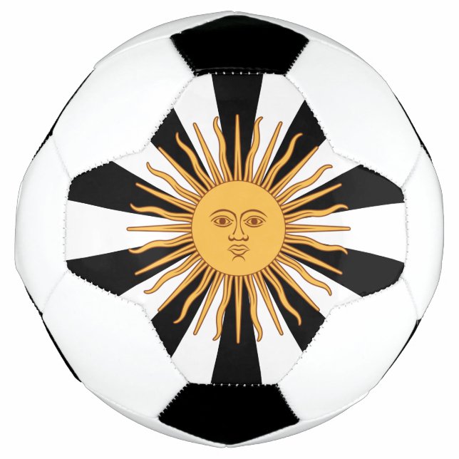 Ballon De Foot Argentine Golden Sun, Sol de Mayo Drapeau / Sports (Devant)