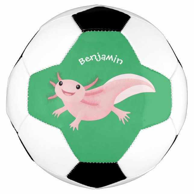 Ballon De Foot axolotl rose pâle (Devant)