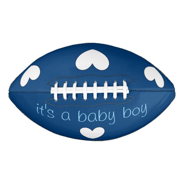 Ballon De Foot baby gender révéler (garçon) football par dalDesig (Devant)