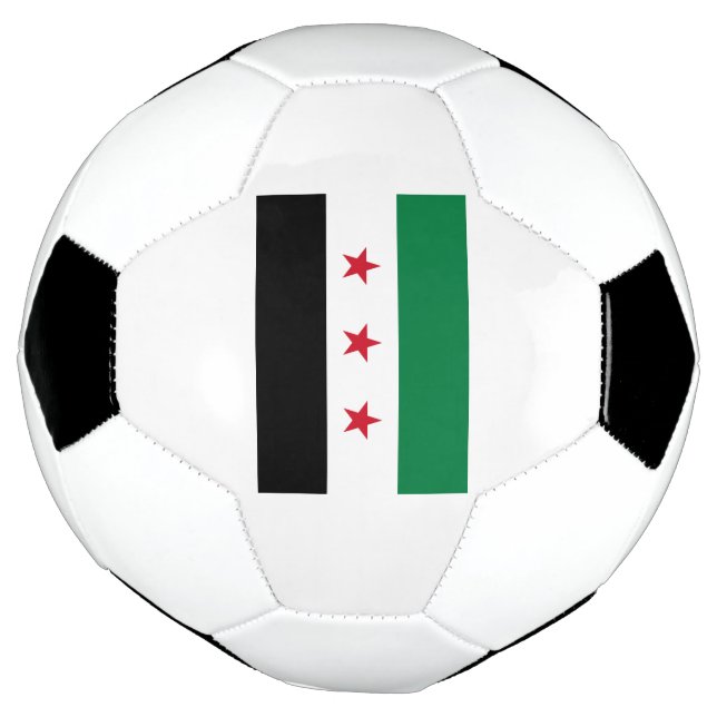 Ballon De Foot Bal de football du drapeau syrien libre (Tourné)