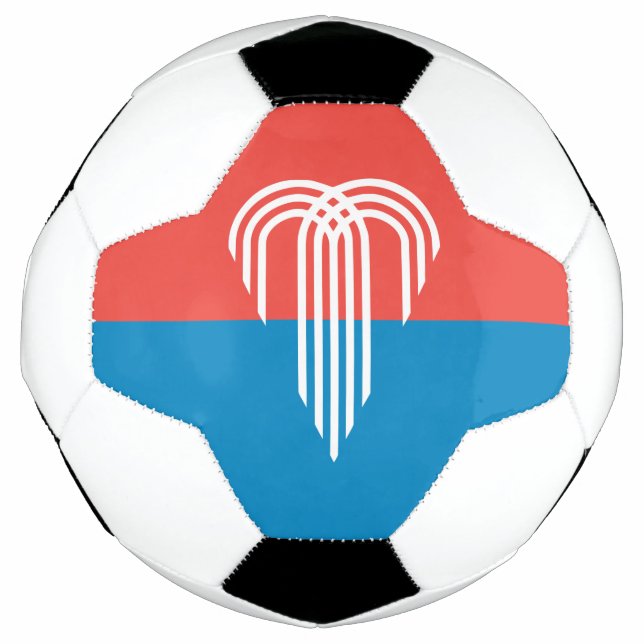 Ballon De Foot Bal de football patriotique avec drapeau de Kansas (Devant)