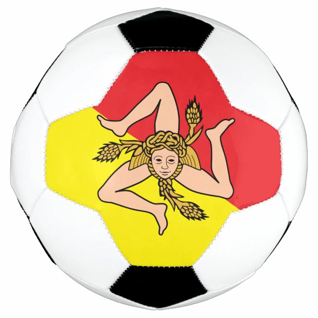 Ballon De Foot Bal de football patriotique avec drapeau de la Sic (Devant)