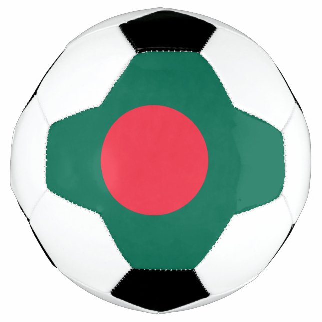Ballon De Foot Bal de football patriotique avec drapeau du Bangla (Devant)