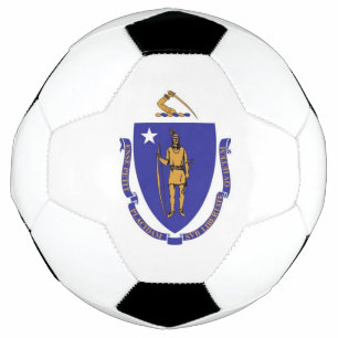 Ballon De Foot Bal de football patriotique avec drapeau du Massac