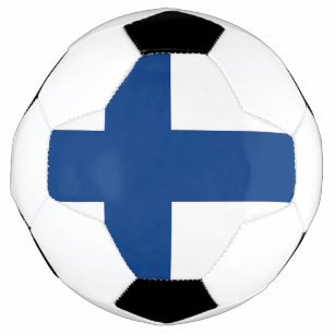 Ballon De Foot Bal de football patriotique avec drapeau finlandai