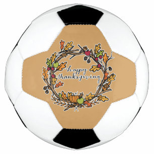Ballon De Foot Bal de soccer de la famille bon thanksgiving