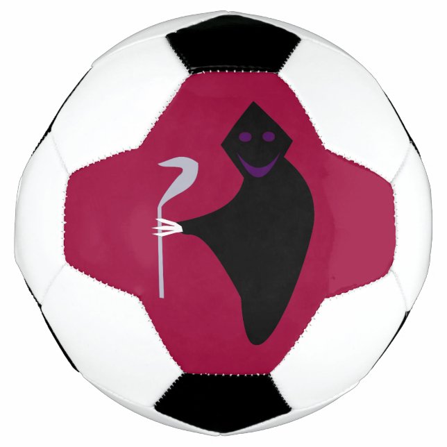 Ballon De Foot Bal de soccer Halloween faucheuse (Devant)