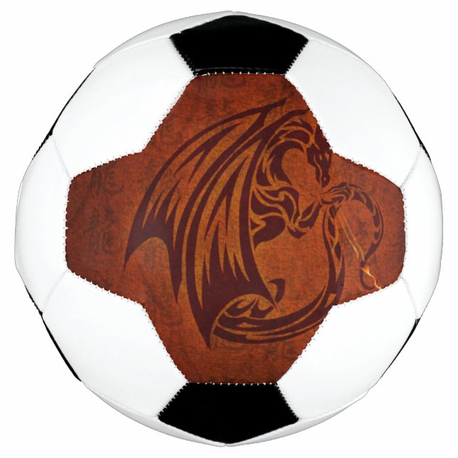 Ballon De Foot Balle de football dragon (Devant)