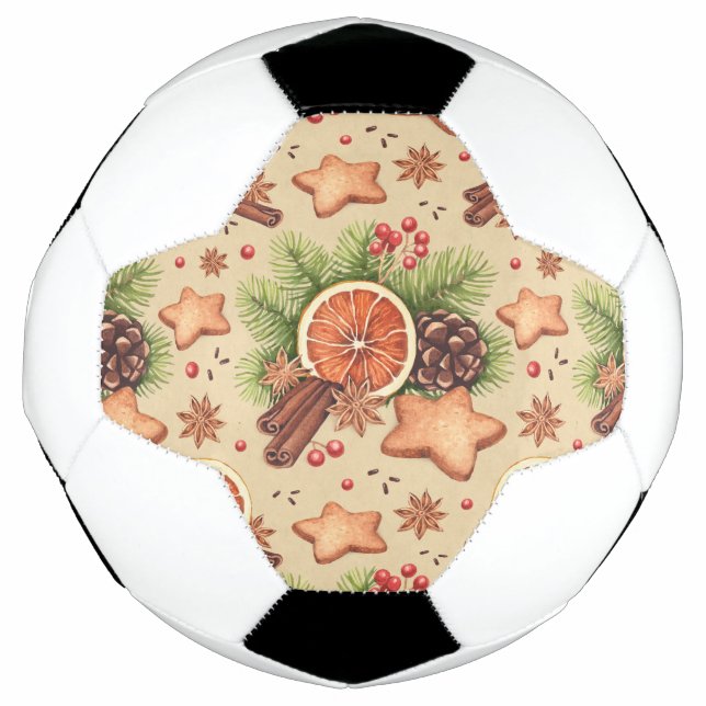 Ballon De Foot Balle de football épice de vacances (Devant)