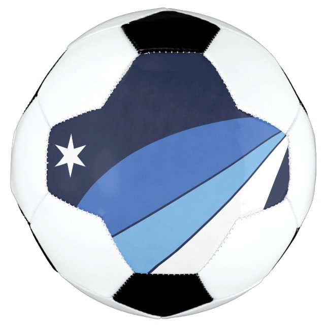 Ballon De Foot Balle de football patriotique avec drapeau de la C (Devant)