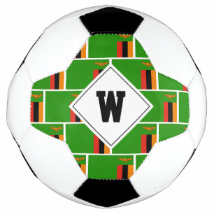 Ballon De Foot Balle de soccer stylé ZAMBIA