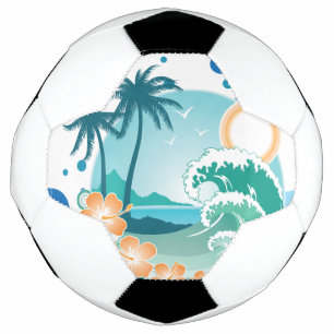 Ballon De Foot Balle de soccer Surf de l'île