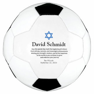 Ballon De Foot Bar Mitzvah Dons de balle de soccer pour garçons