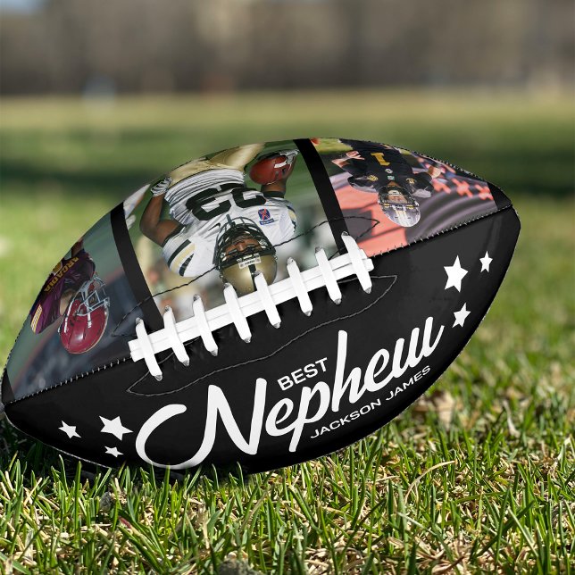Ballon De Foot Best Nephew Photo Collage Football (Créateur téléchargé)