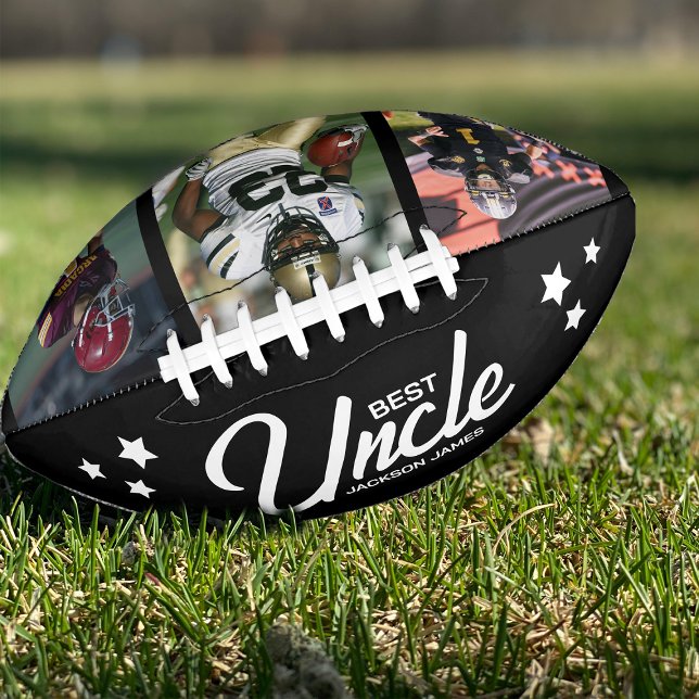 Ballon De Foot Best Uncle Photo Collage Football (Créateur téléchargé)