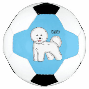 Ballon De Foot Bichon frise dog dessin animé