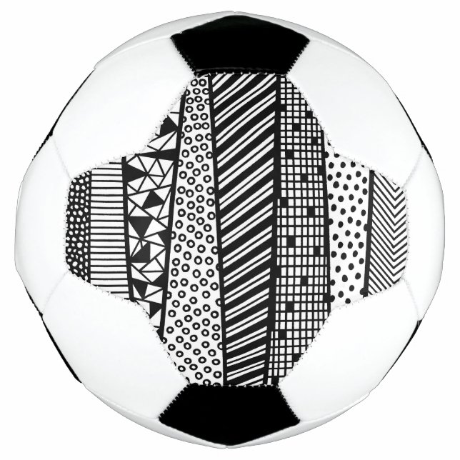 Ballon De Foot Black and white (Devant)
