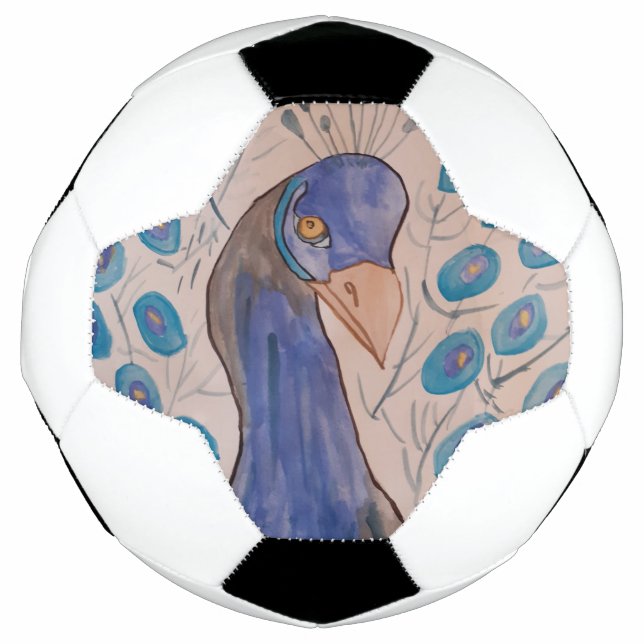 Ballon De Foot Bleu (Devant)