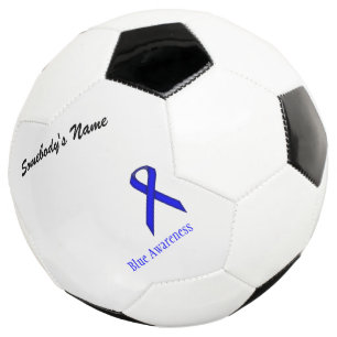 Ballon De Foot Bleu Standard Ribbon Modèle par Kenneth Yoncich