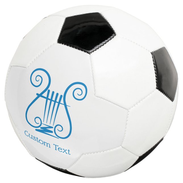 Ballon De Foot Blue Lyre (3/4)