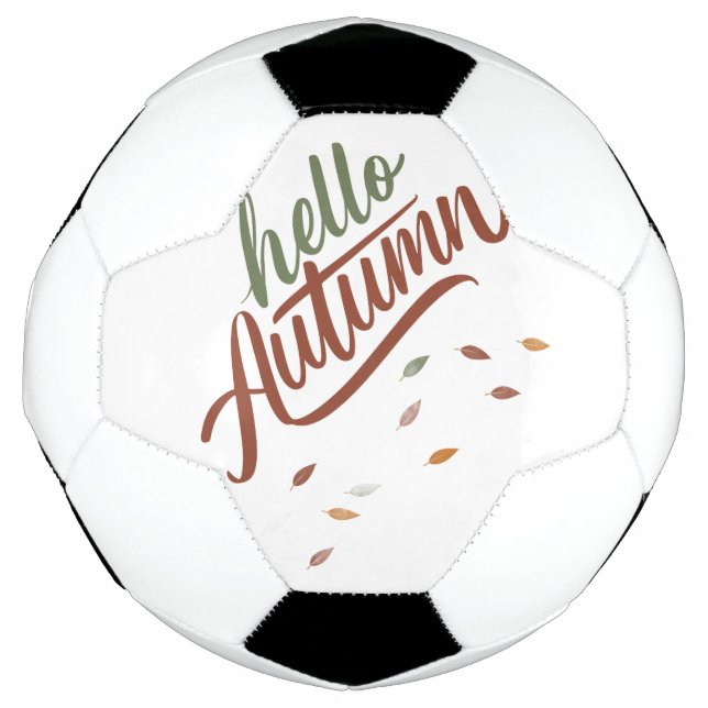 Ballon De Foot Bonjour automne (Devant)