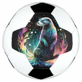 Ballon De Foot Bord Spectrum : Les Otter Glow