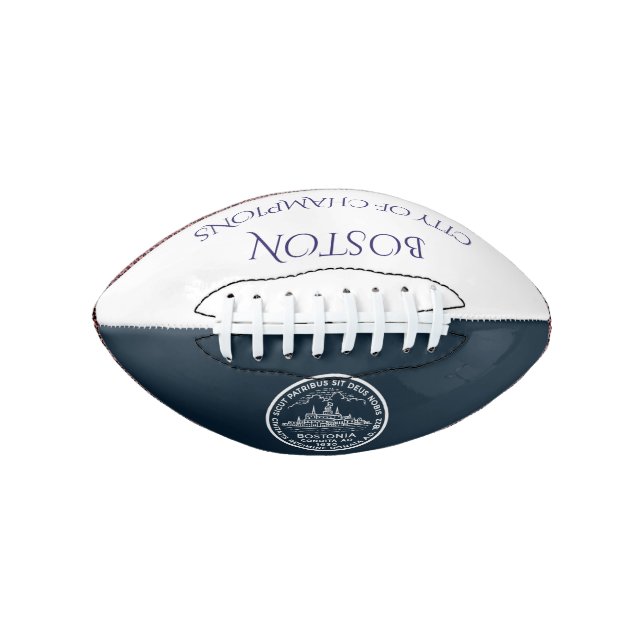 Ballon De Foot Boston - Ville des champions - Football (Devant)