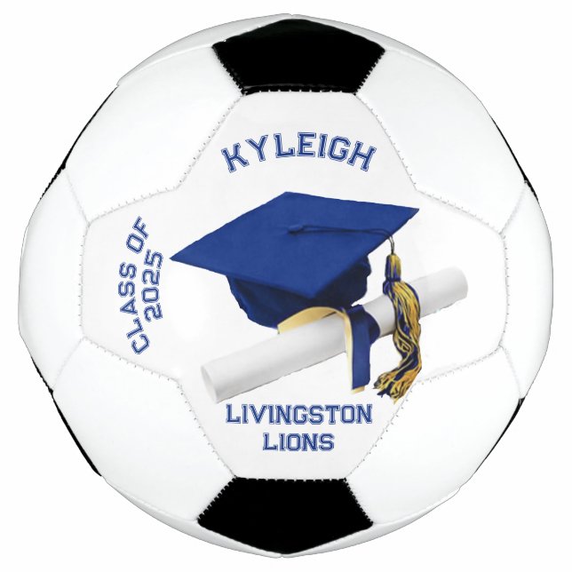Ballon De Foot Boule de football Autograph - Royal Blue (Devant)