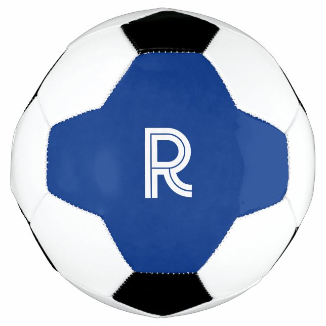 Ballon De Foot Boule De Football Avec Bleu (Devant)