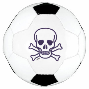 Ballon De Foot Boule de football Skull n Bones