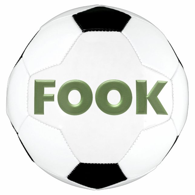Ballon De Foot Boule de football vert pâle et blanc (Devant)