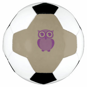 Ballon De Foot Boule de soccer de hibou pourpre