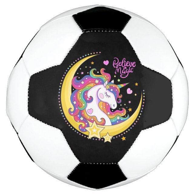 Ballon De Foot Boule de soccer magique Unicorn (Devant)