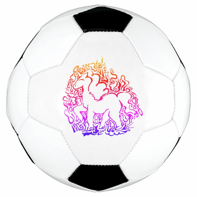 Ballon De Foot Boule de soccer Unicorn (Devant)