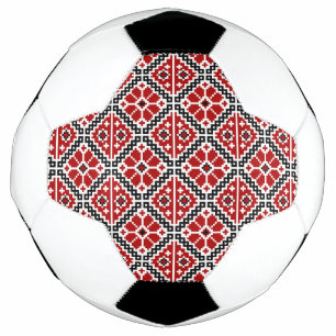 Ballon De Foot Broderie Ethnique Slave, Traditionnelle Balkanique