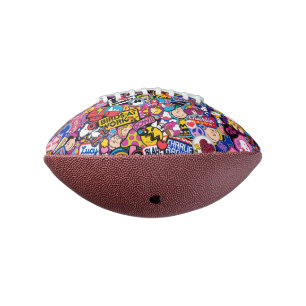Ballon De Foot cacahuètes   Motif de patchs Mixtape