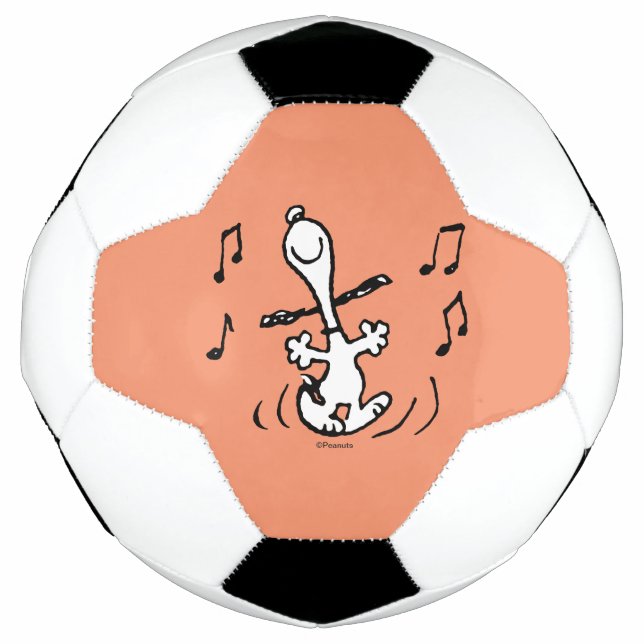 Ballon De Foot cacahuètes | Snoopy Dancing (Devant)