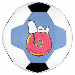 Ballon De Foot cacahuètes Snoopy Donut rose