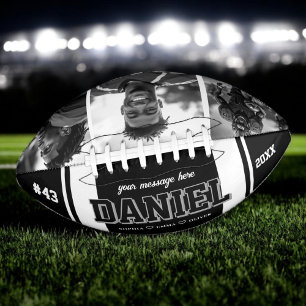 Ballon De Foot Cadeau de conservation de photos de nom et de text