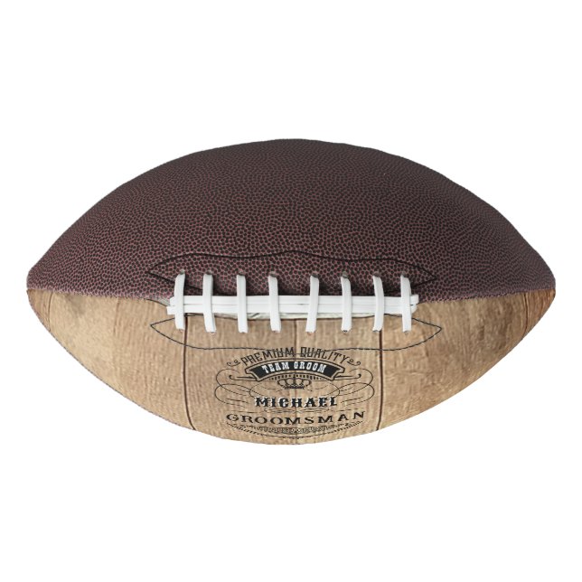 Ballon De Foot Cadeaux Groomsmen (Devant)