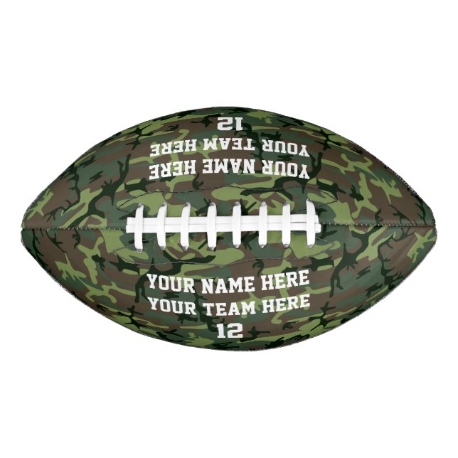 Ballon De Foot Camouflage Nom personnalisé Numéro d'équipe Sports (Devant)