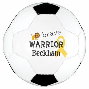 Ballon De Foot cancer de l'enfance.brave guerrier.Custom Soccer B