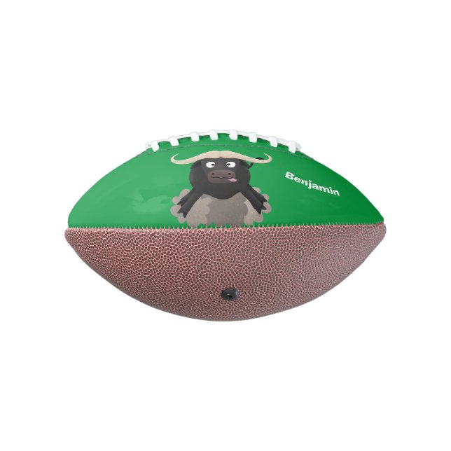Ballon De Foot Caricature amusante de buffle d'eau courante (Tourné à 270°)