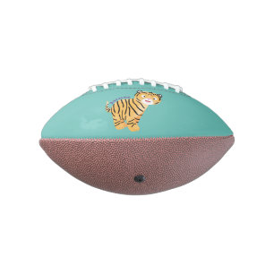 Ballon De Foot Caricature de petit tigre joyeux