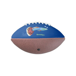 Ballon De Foot Caricature de poisson tropical guppy très chic