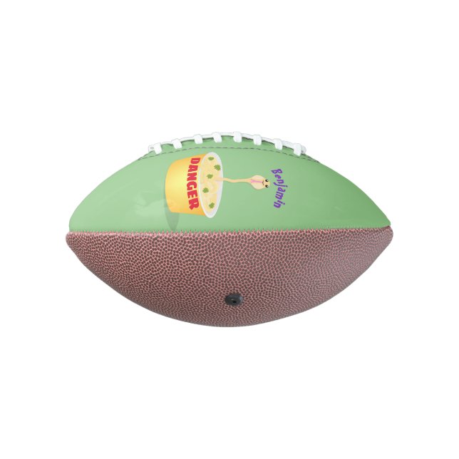Ballon De Foot Caricature de serpent aux nouilles mignonnes illus (Tourné à 270°)