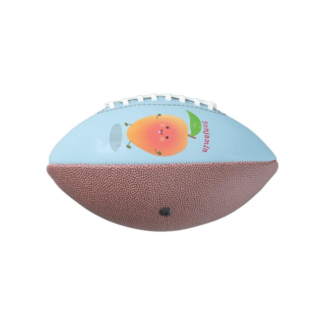 Ballon De Foot Caricature jaune mangue mignonne (Tourné à 270°)