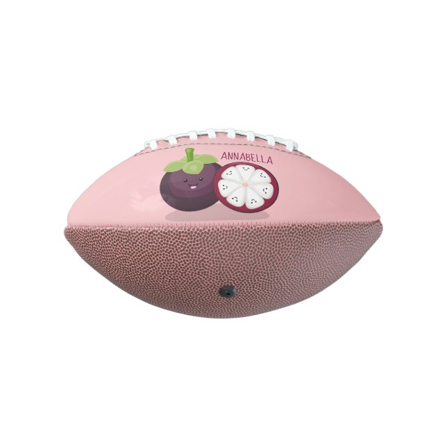 Ballon De Foot Caricature mignonne mauve mangouste (Tourné à 270°)