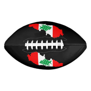 Ballon De Foot Carte du Liban avec aimant en pierre de drapeau