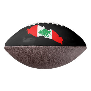 Ballon De Foot Carte du Liban avec aimant en pierre de drapeau